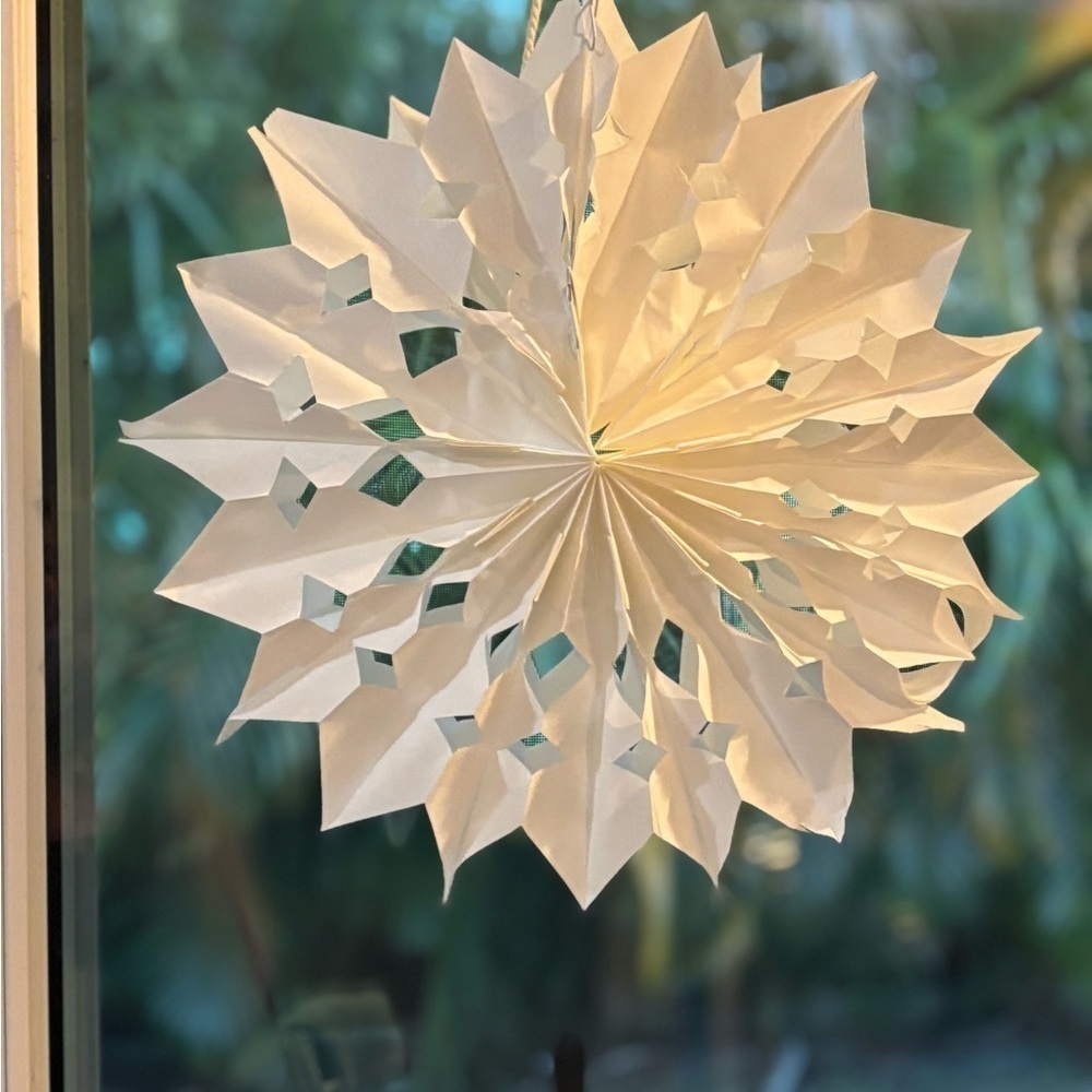 Handcrafted Hanging Snowflake - Picture 8 of 11